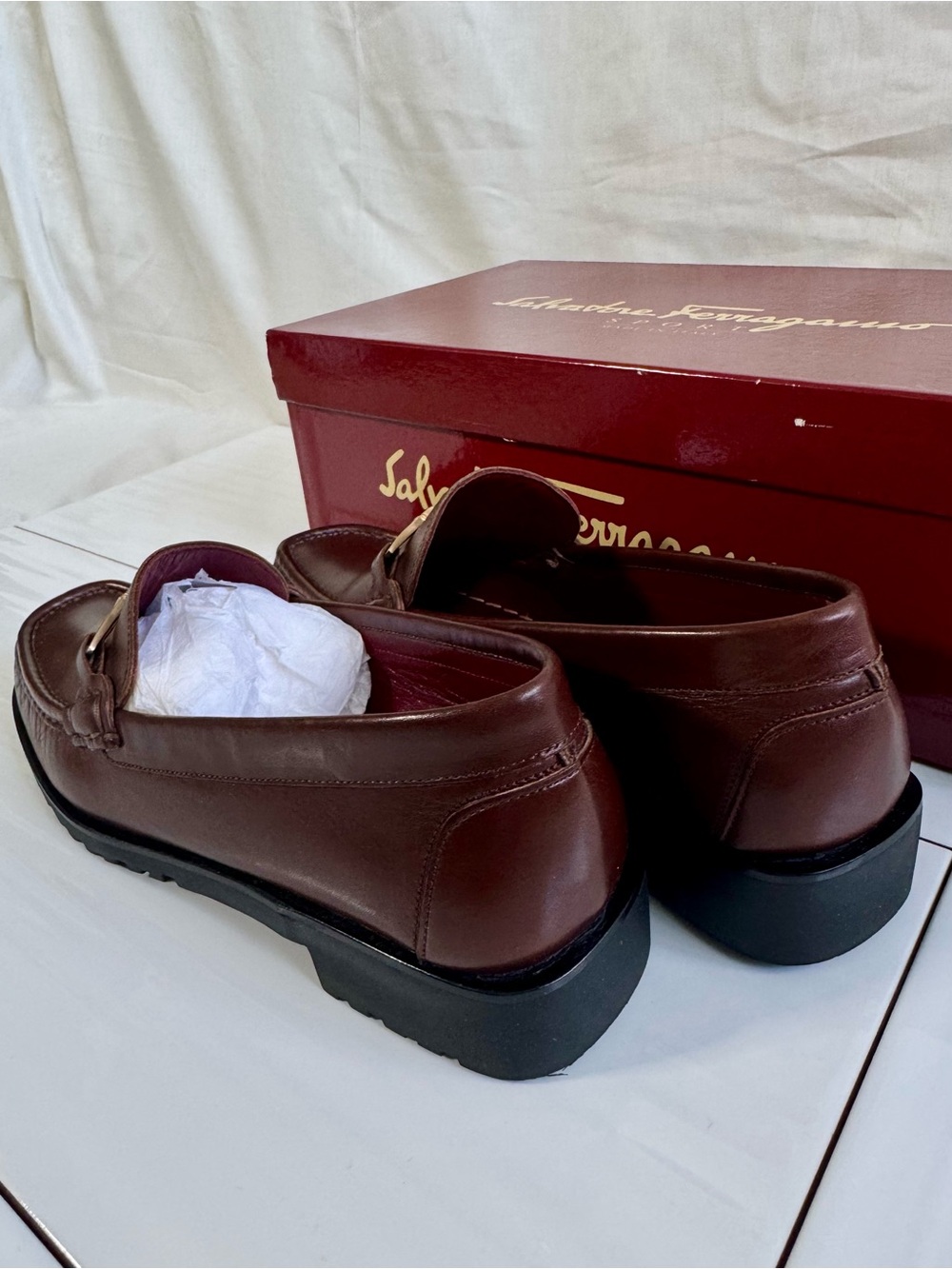 Salvatore Ferragamo leather bit loafers - Picture 2 of 9